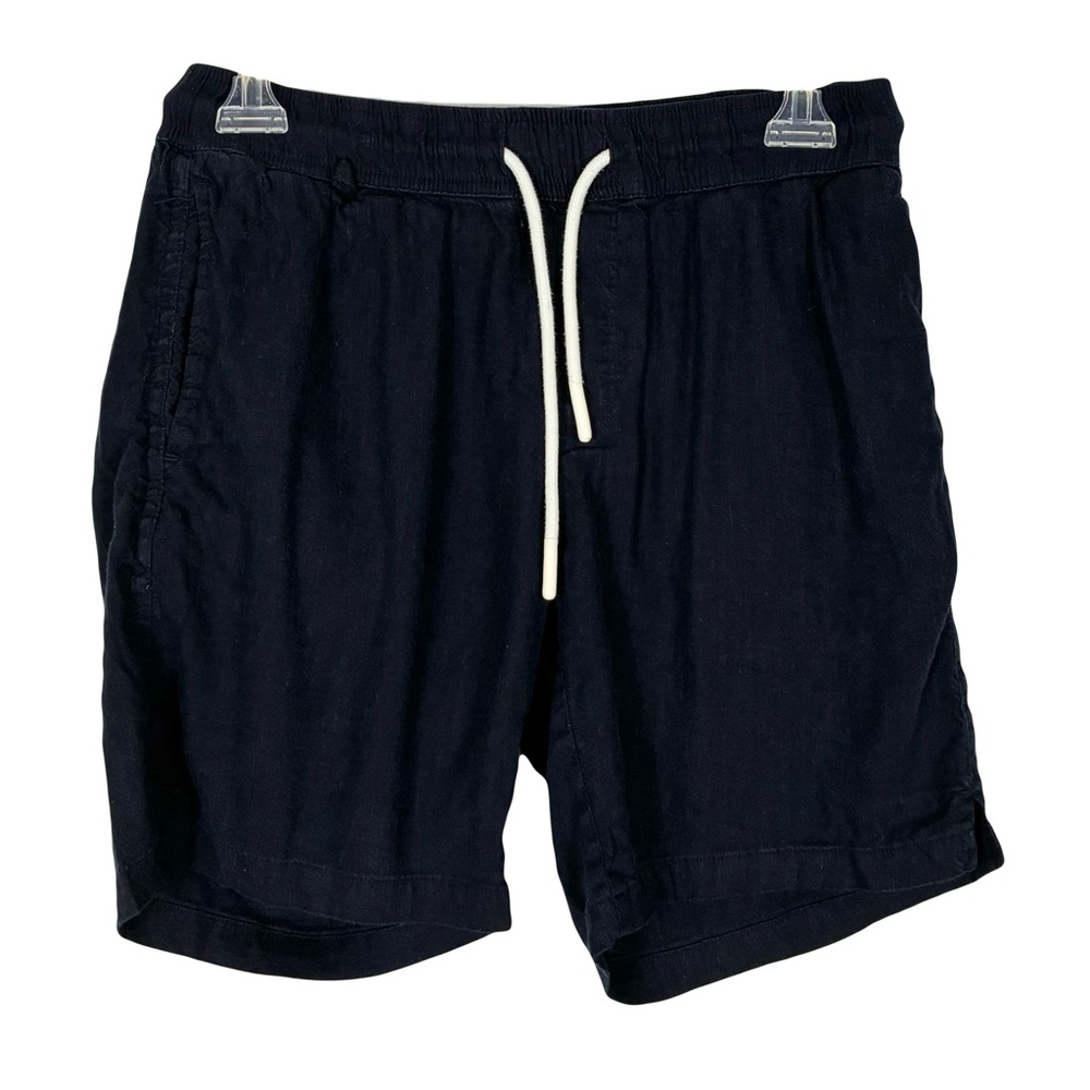 Eubi Black Linen Blend Shorts Men’s Size Small Classic Casual Golf Tennis Work